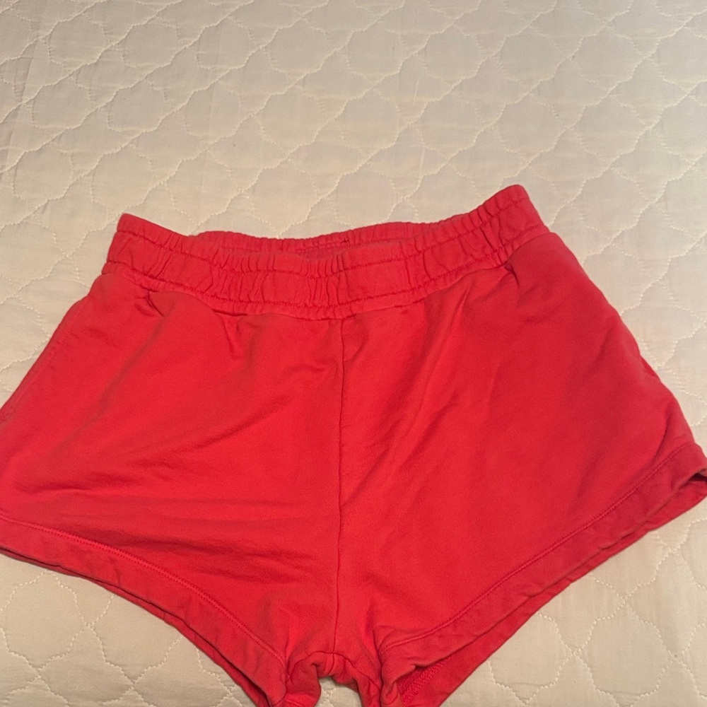 Daily Drills Vibrant Red Athletic Shorts